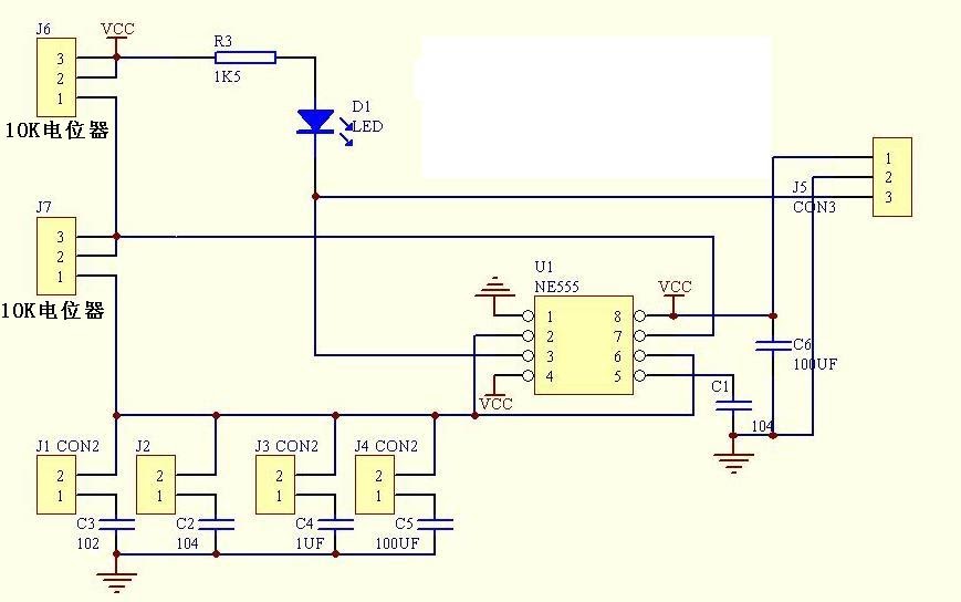 NE555 Pulse Frequency Duty Cycle Adjustable Module - Image 3